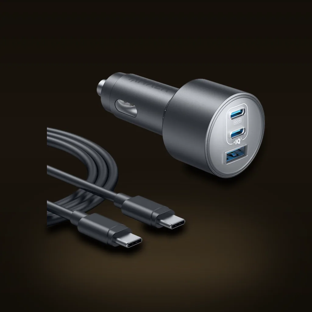 Anker Nano Car Charger (167.5W, 3 Ports) — part of the The Road Trip Kit kit