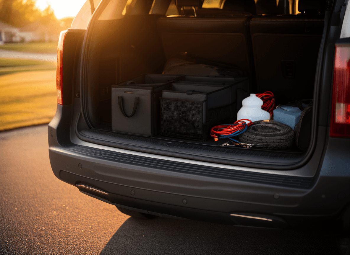 DRIVE Car Trunk Organizer (Collapsible, Multi-Compartment) — part of the The Road Trip Kit kit