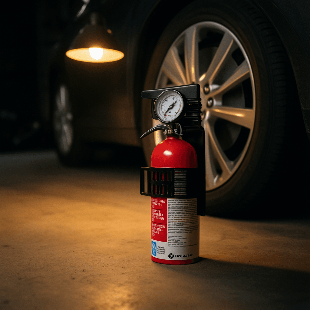 First Alert AUTO5 Car Fire Extinguisher (UL Rated 5-B:C)