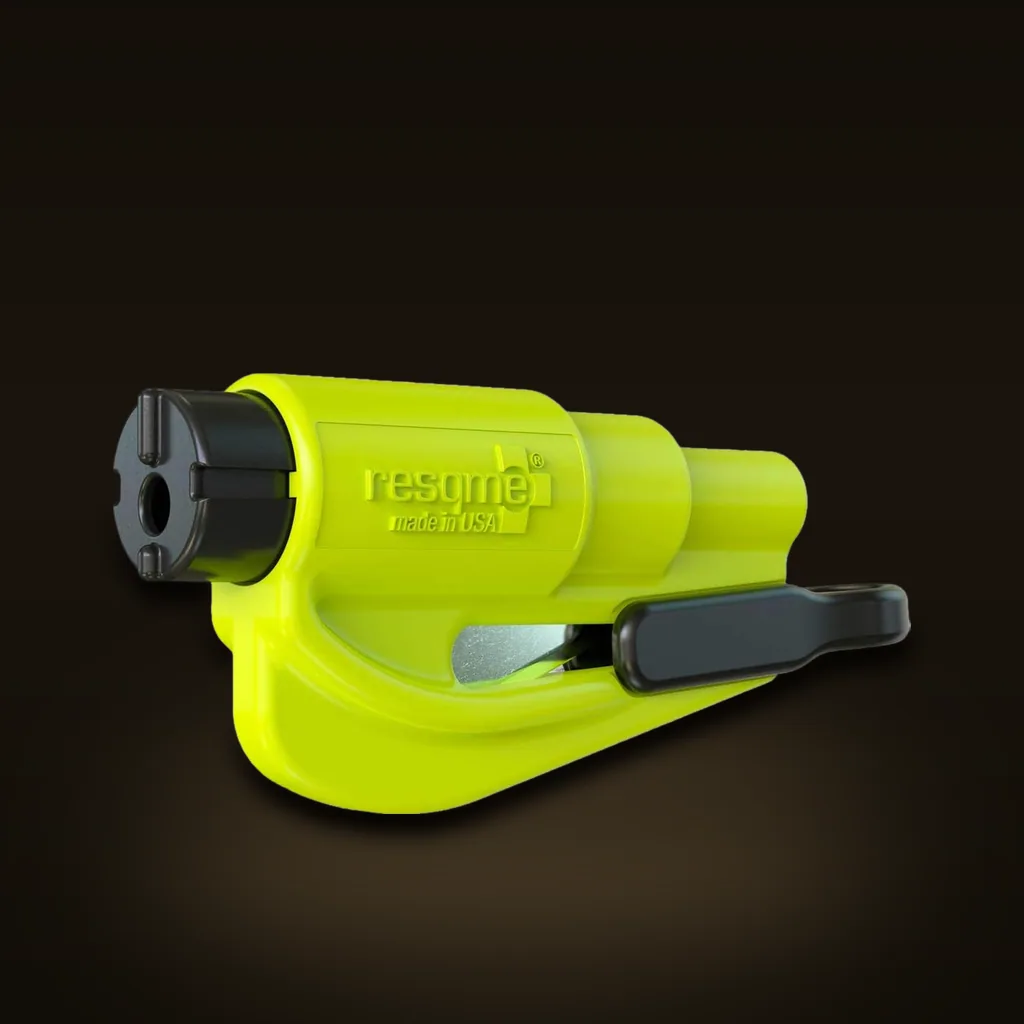 resqme The Original Car Escape Tool — Seatbelt Cutter + Window Breaker — part of the The Roadside Kit kit